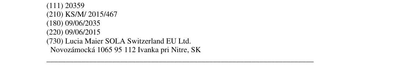 Zëri i markës Sola në buletin