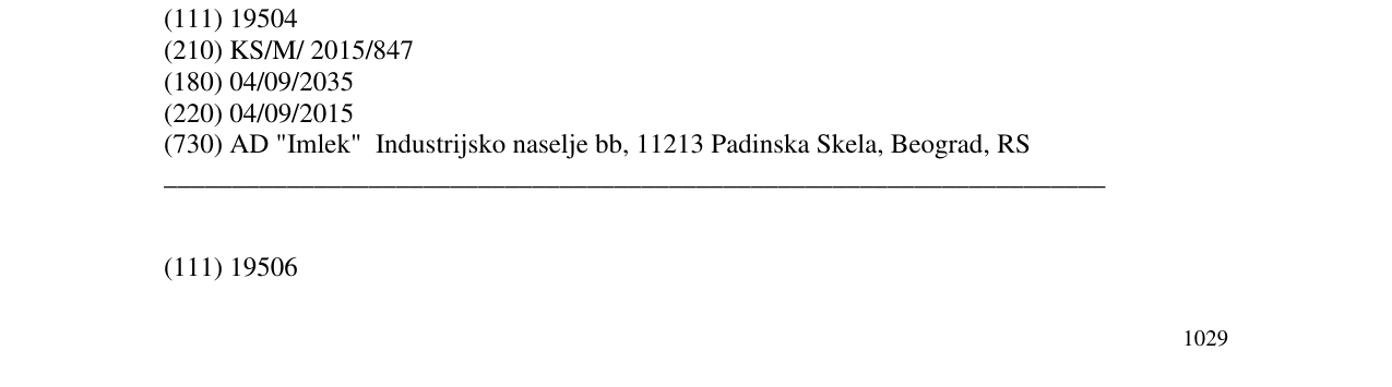 Zëri i markës Moja Kravica në buletin