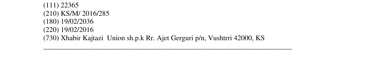 Zëri i markës ACTIVE në buletin