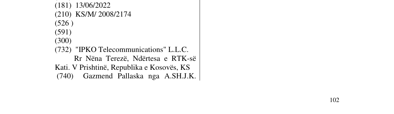 Zëri i markës thirrkudo në buletin