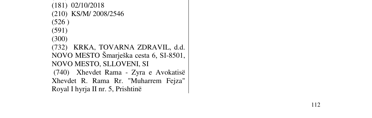 Zëri i markës ATORIS në buletin
