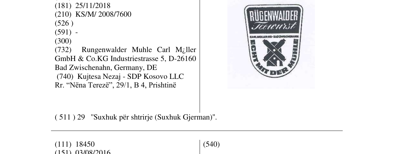 Zëri i markës B në buletin