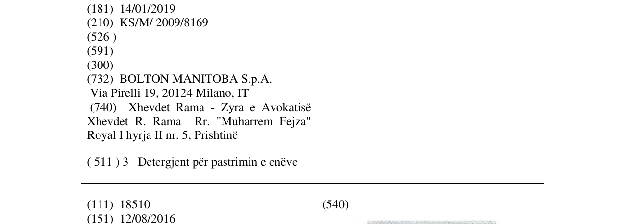 Zëri i markës LAST në buletin