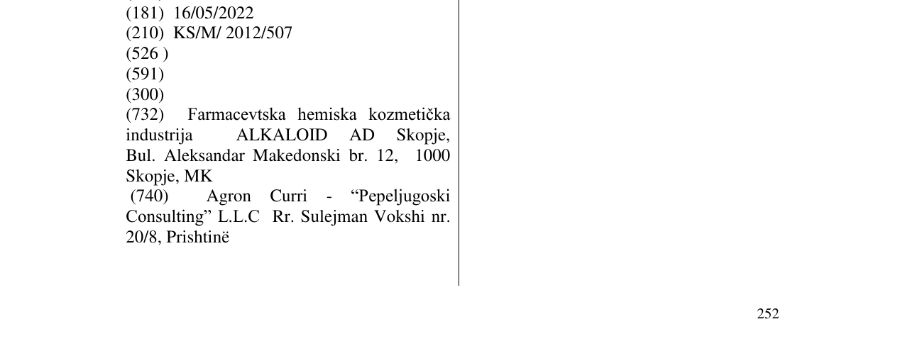 Zëri i markës ZYGLIP në buletin