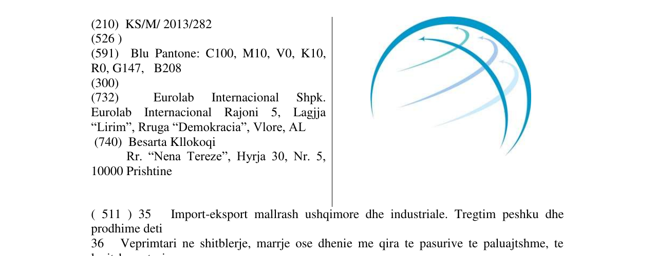 Zëri i markës Markë figurative në buletin