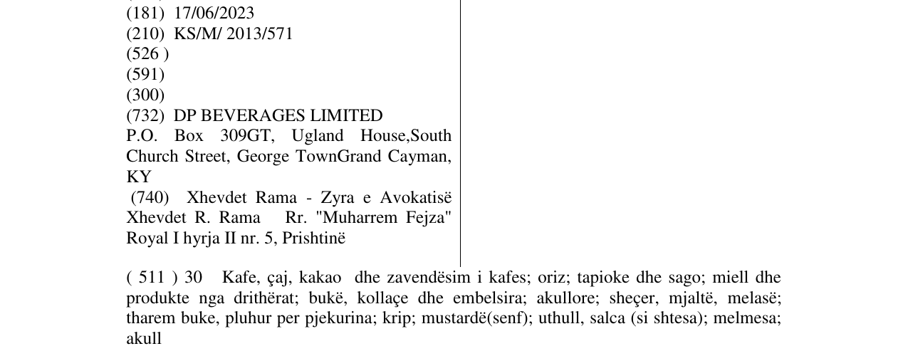 Zëri i markës ISSIMO në buletin