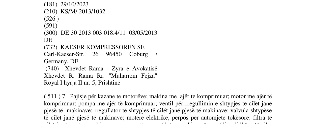 Zëri i markës i. HOC në buletin