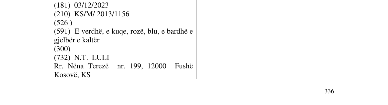 Zëri i markës Vegaderm në buletin