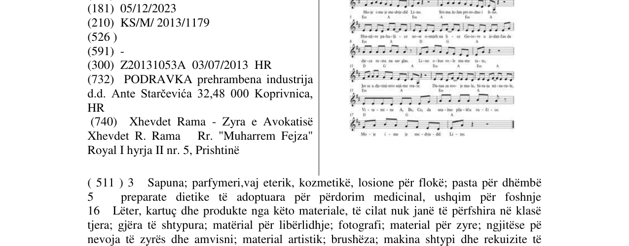 Zëri i markës Arushi lino në buletin