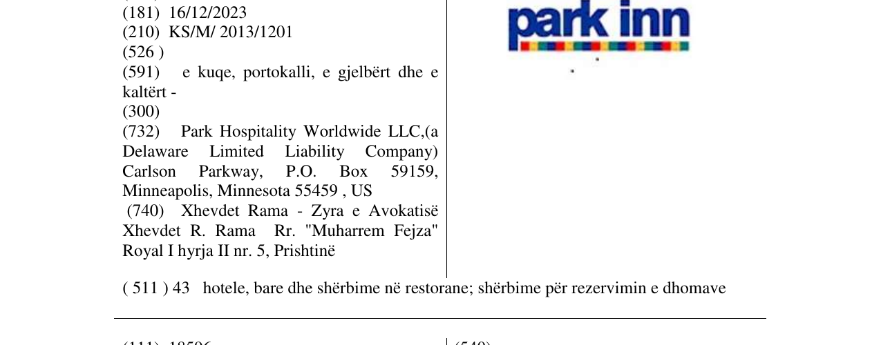 Zëri i markës park inn në buletin