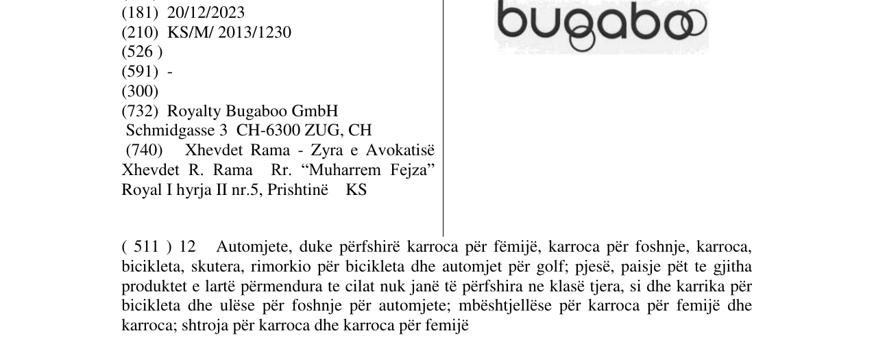 Zëri i markës buoabo në buletin