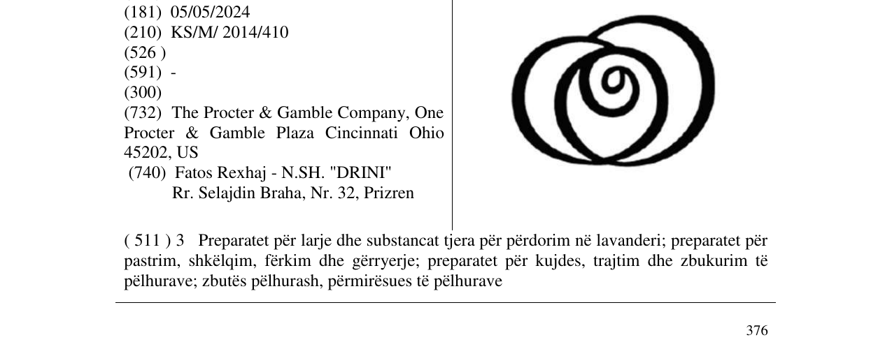 Zëri i markës Markë figurative në buletin