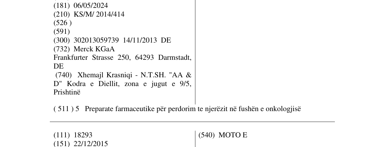 Zëri i markës HANPOXIA në buletin