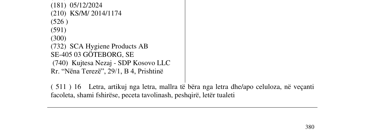 Zëri i markës COTTON TOUCH në buletin