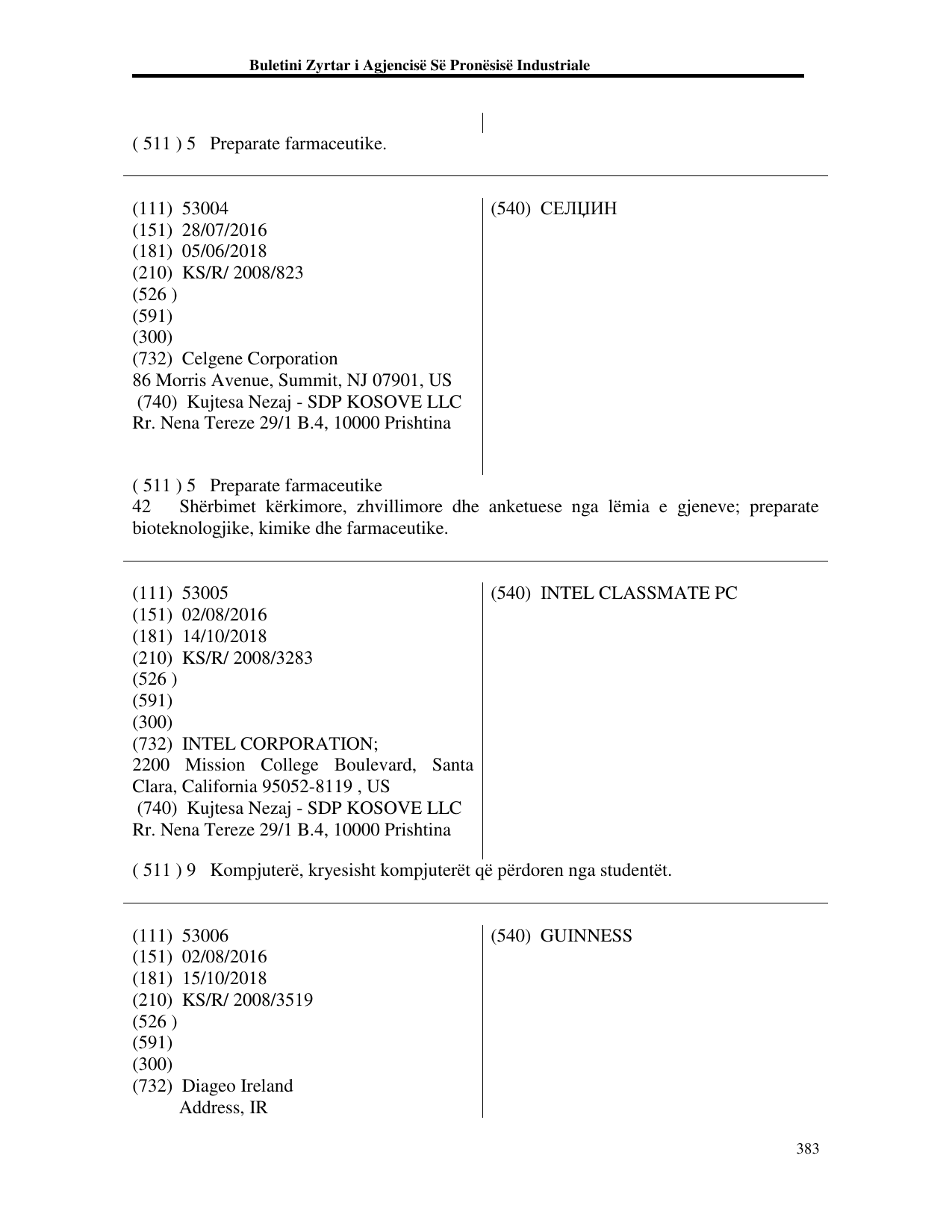 Faqja 383 e buletinit