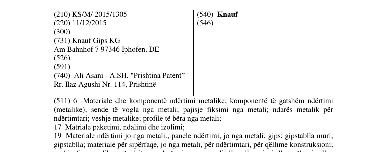 Zëri i markës Knauf në buletin