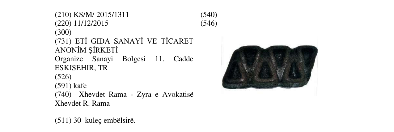 Zëri i markës Markë figurative në buletin