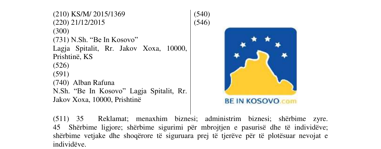 Zëri i markës BE IN KOSOVO. com në buletin