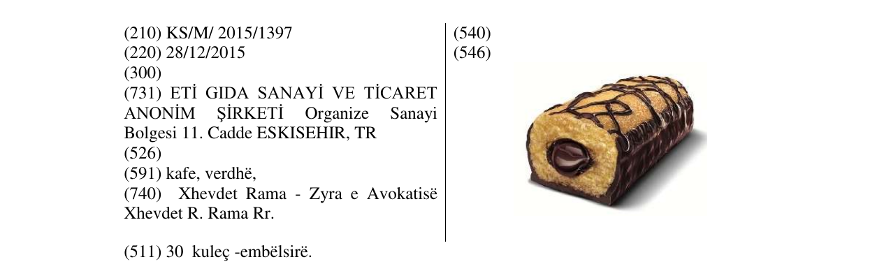 Zëri i markës Markë figurative në buletin