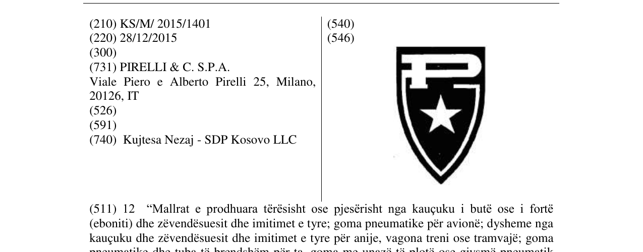 Zëri i markës P në buletin