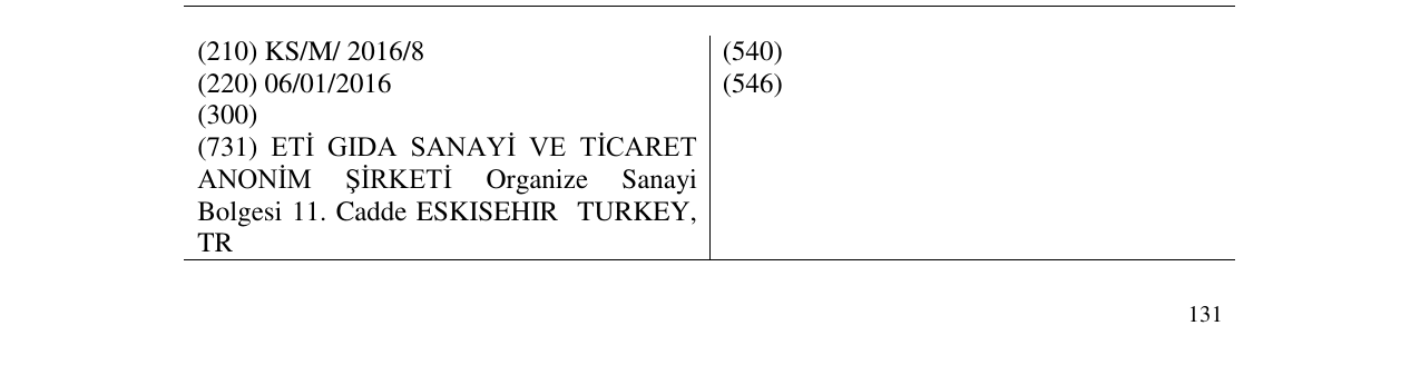 Zëri i markës Markë figurative në buletin