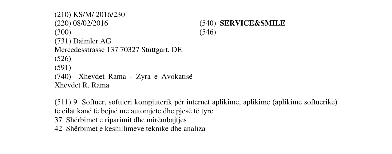 Zëri i markës SERVICE&SMILE në buletin