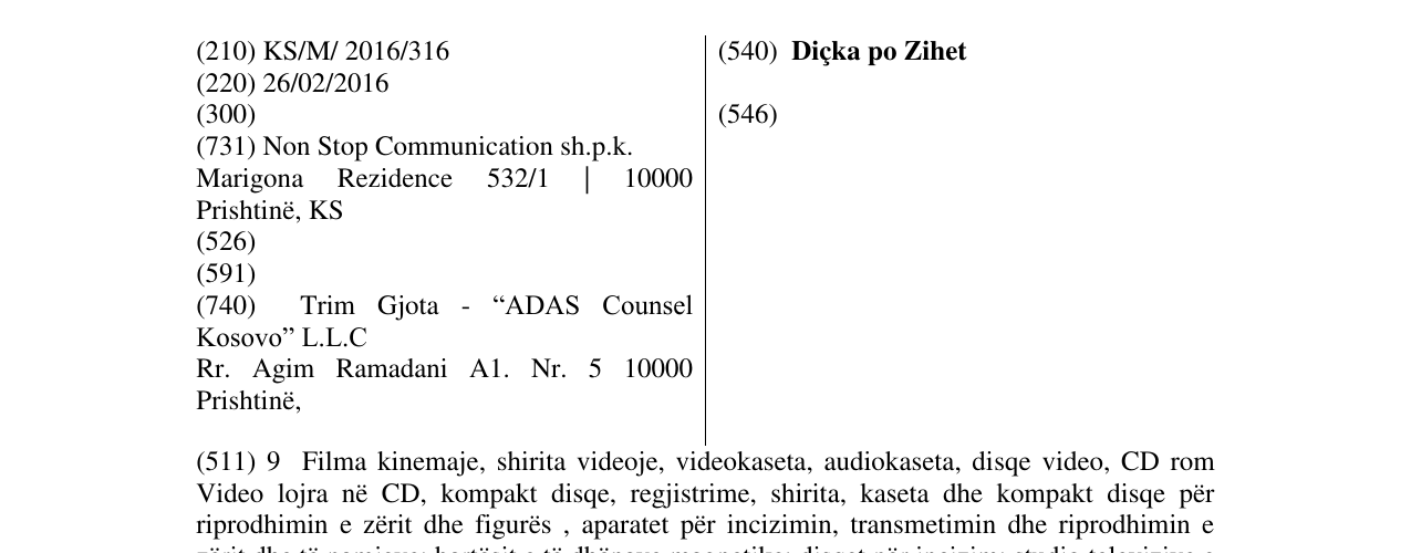 Zëri i markës Diçka po Zihet në buletin