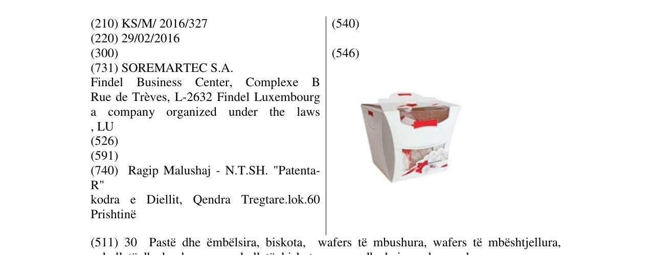 Zëri i markës Markë figurative në buletin