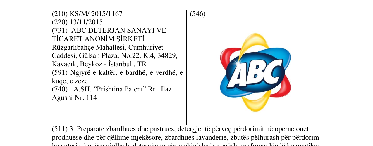 Zëri i markës ABC në buletin