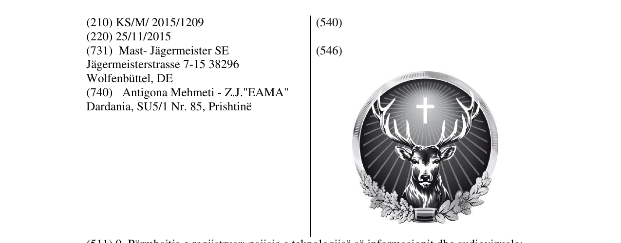 Zëri i markës Markë figurative në buletin