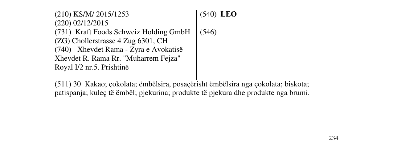 Zëri i markës LEO në buletin