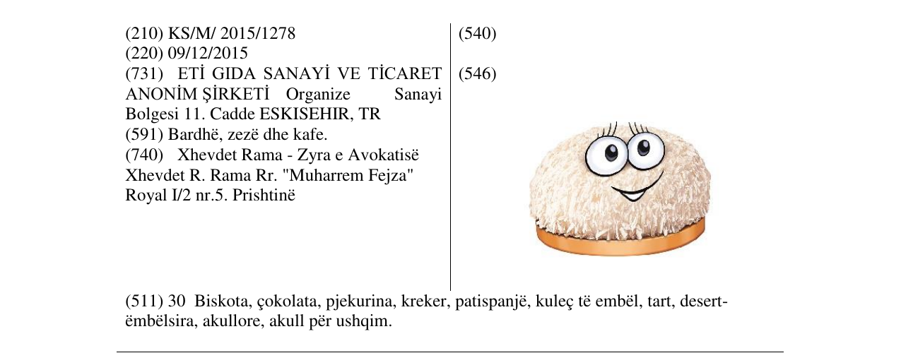 Zëri i markës Markë figurative në buletin