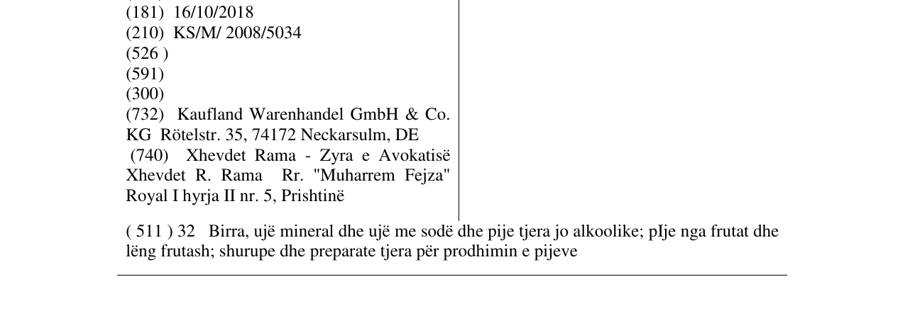 Zëri i markës PROAQUA në buletin