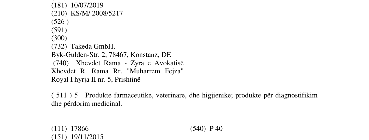 Zëri i markës Controloc në buletin