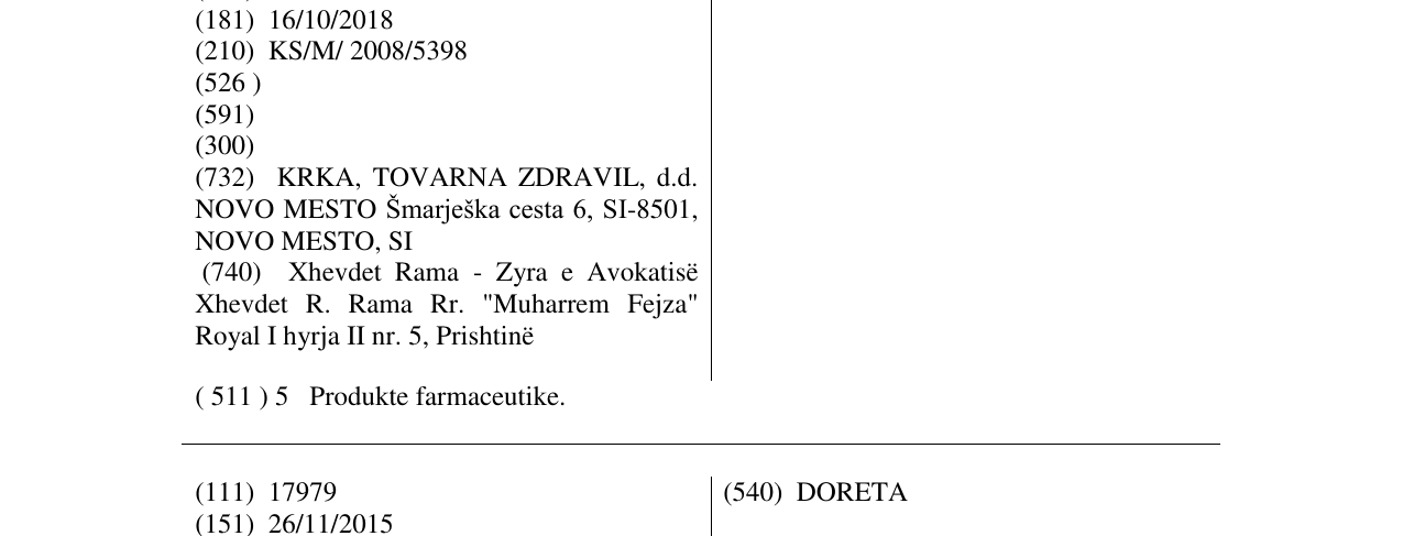 Zëri i markës AMPRIL në buletin