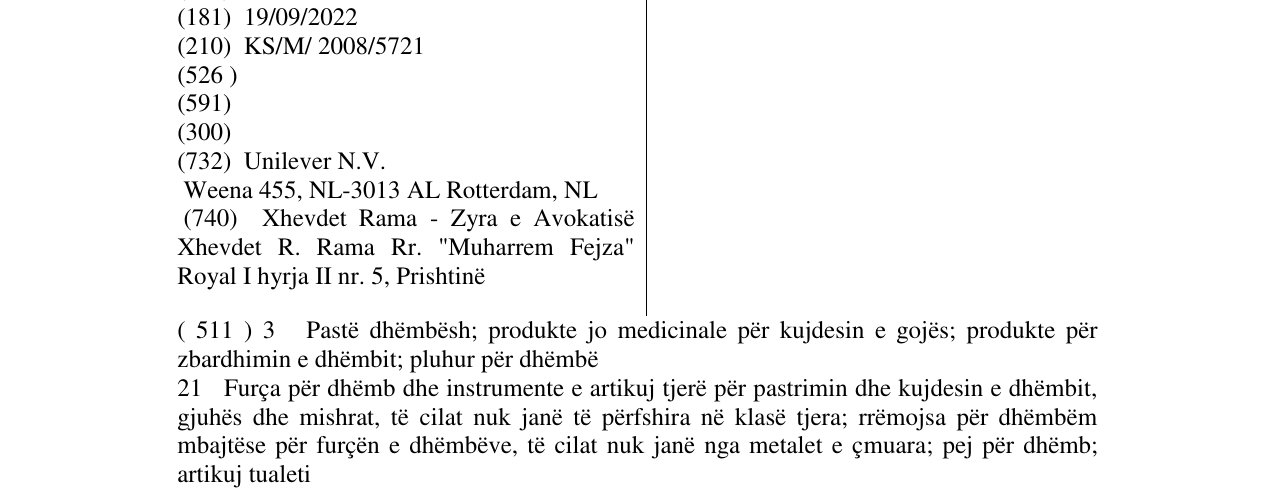 Zëri i markës SIGNAL CLASSIC në buletin