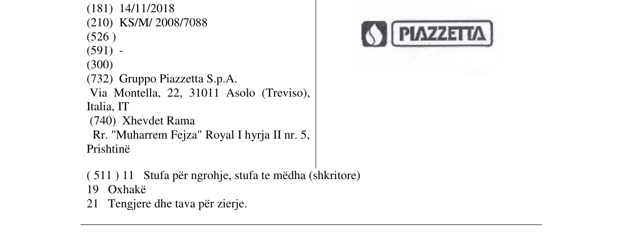 Zëri i markës Markë figurative në buletin