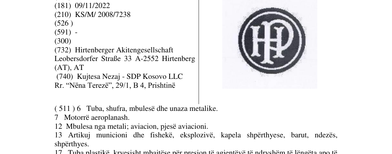 Zëri i markës HP në buletin