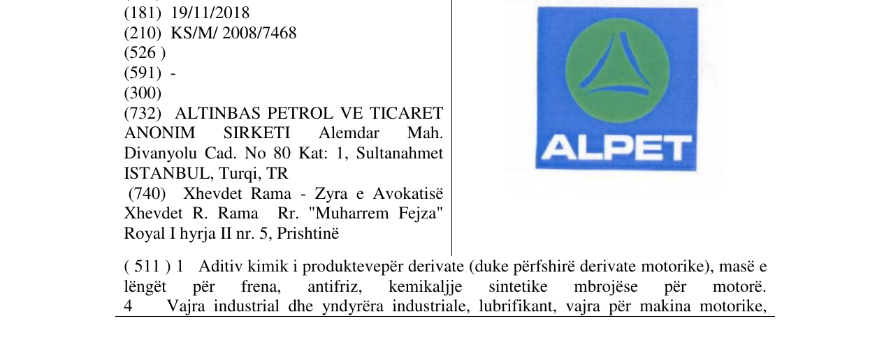 Zëri i markës ALPET në buletin