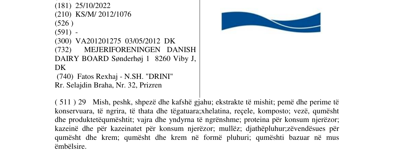 Zëri i markës Markë figurative në buletin