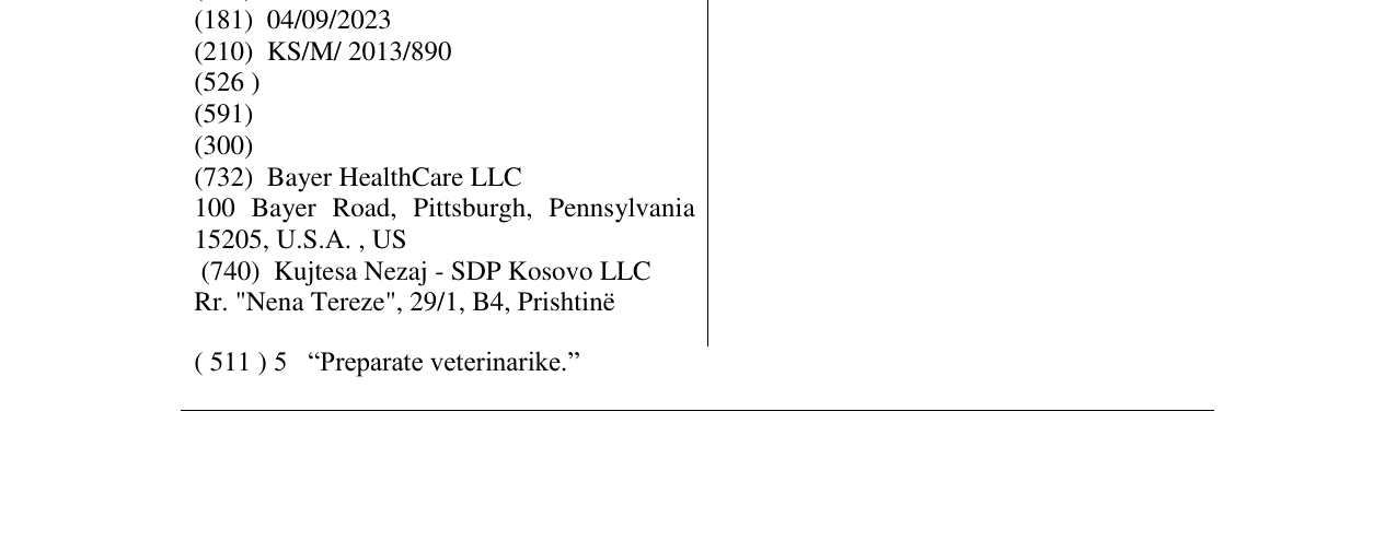 Zëri i markës LIBREVIA në buletin