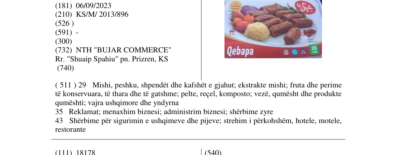Zëri i markës te Syla Qebapa në buletin