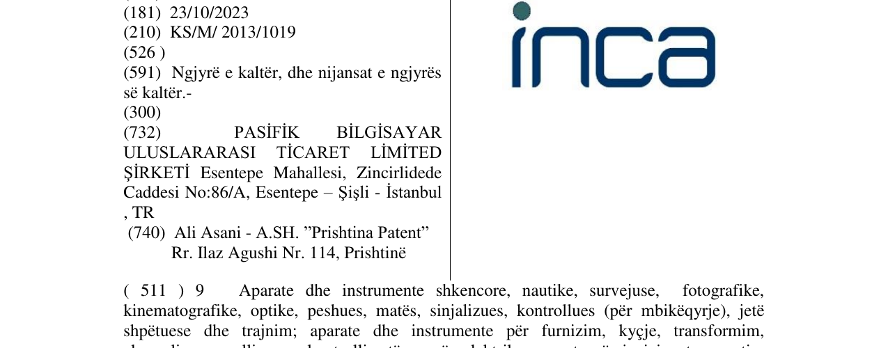 Zëri i markës inca në buletin