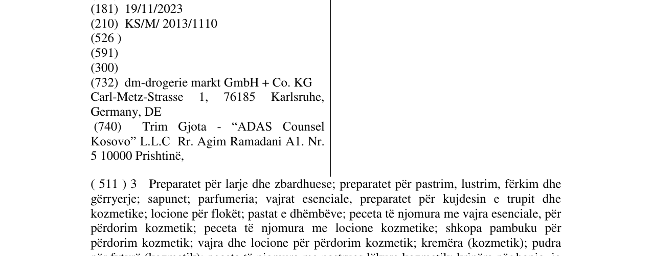 Zëri i markës Prinzessin Sternenzauber në buletin