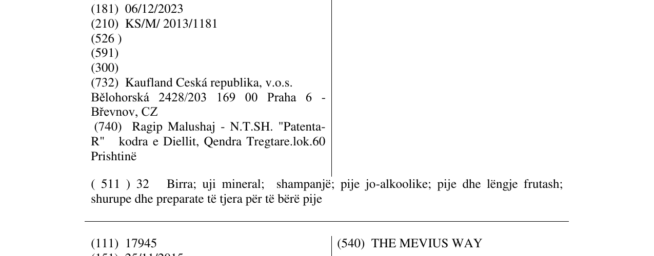Zëri i markës SOLEO në buletin