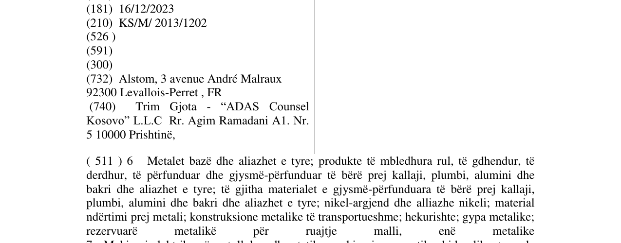 Zëri i markës Energising a smarter world...with Alstom në buletin