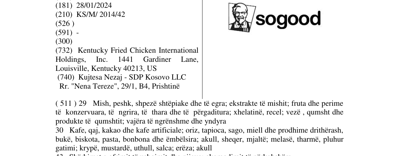 Zëri i markës sogood në buletin