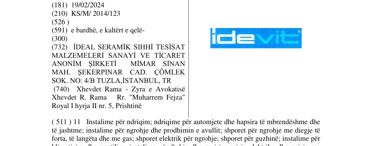 Zëri i markës idevit në buletin