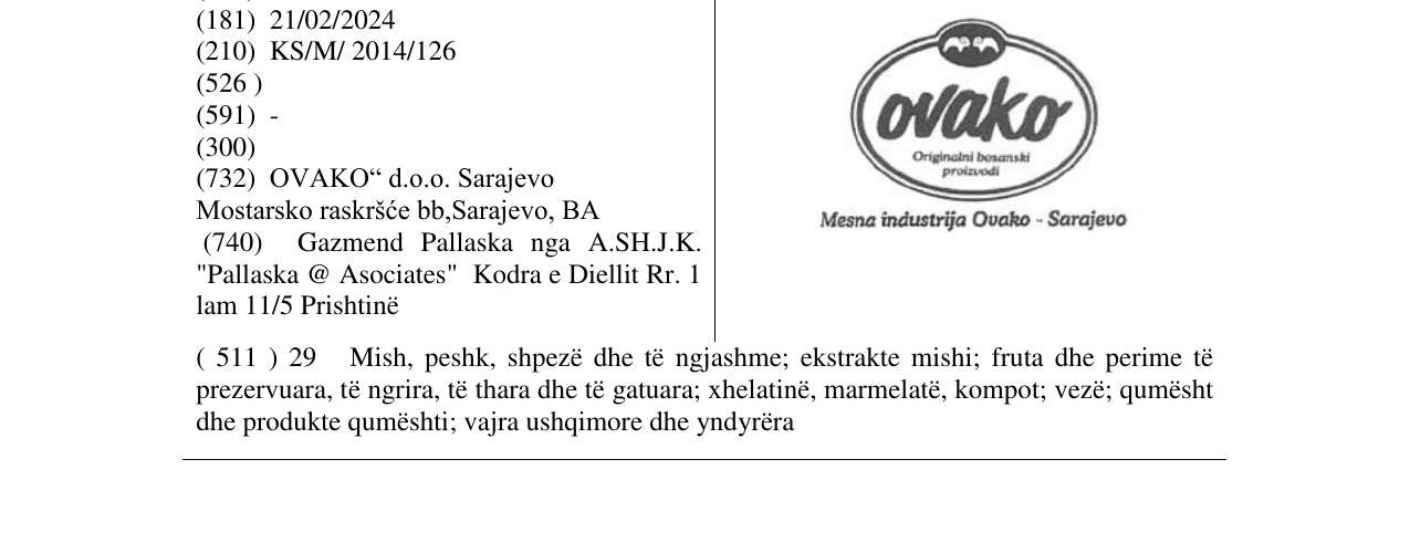 Zëri i markës ovako në buletin