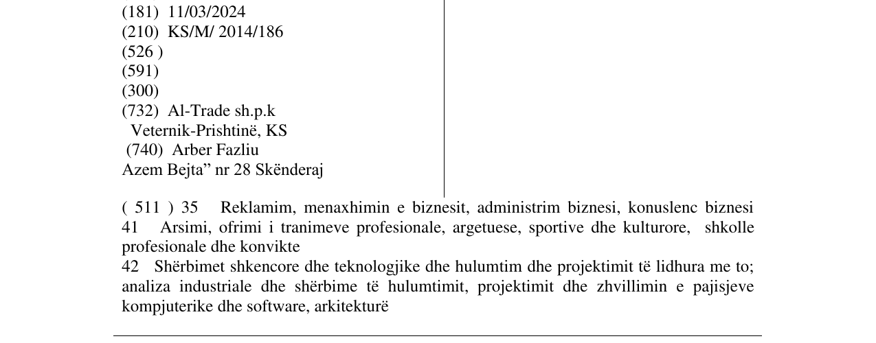 Zëri i markës BAU ACADEMY në buletin
